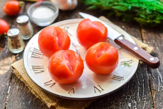 быстрые малосольные помидоры в пакете фото 2
